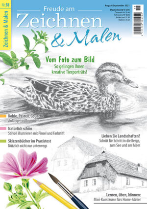 Titelseite Freude am Zeichnen und Malen Ausgabe 58