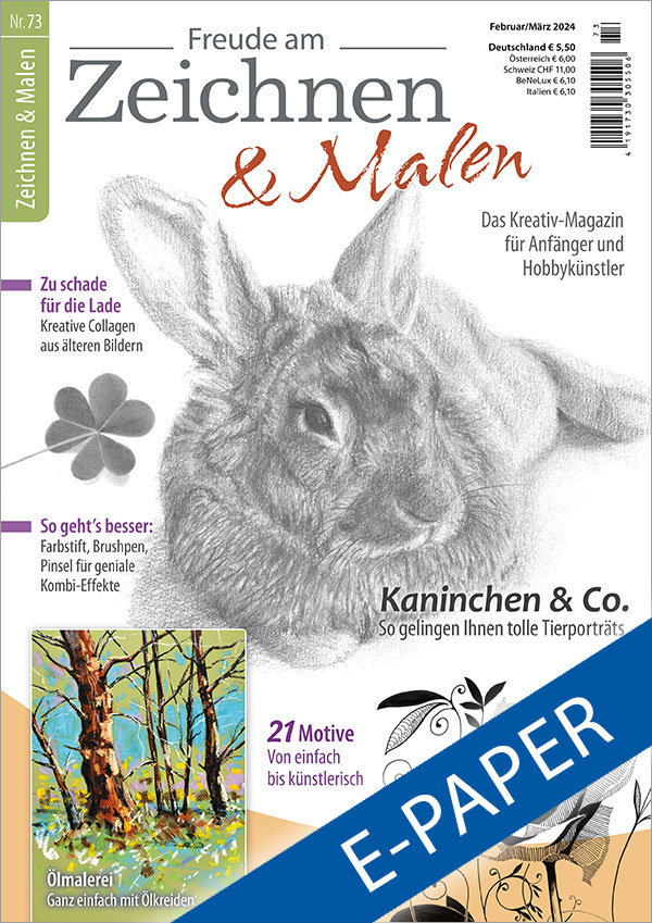 Freude am Zeichnen & Malen Nr. 73 Titel epaper