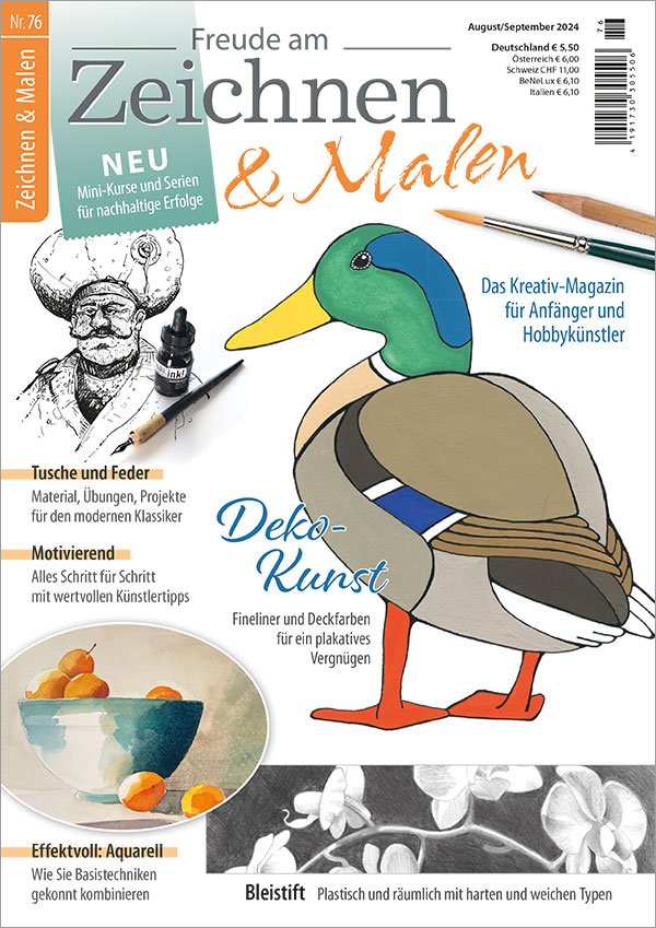 Freude am Zeichen und Malen Ausgabe 76 Titel